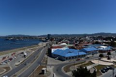 06B Panoramic View of Waterfront Area And Downtown Punta Arenas Chile Including Modern Hotel Dreams del Estrecho From Hotel Diego de Almagro.jpg